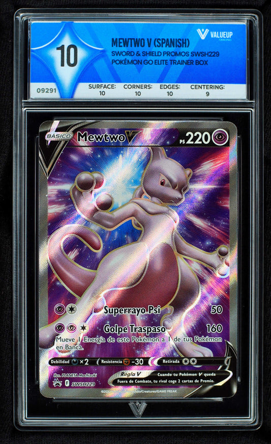09291 MEWTWO V (SPANISH)