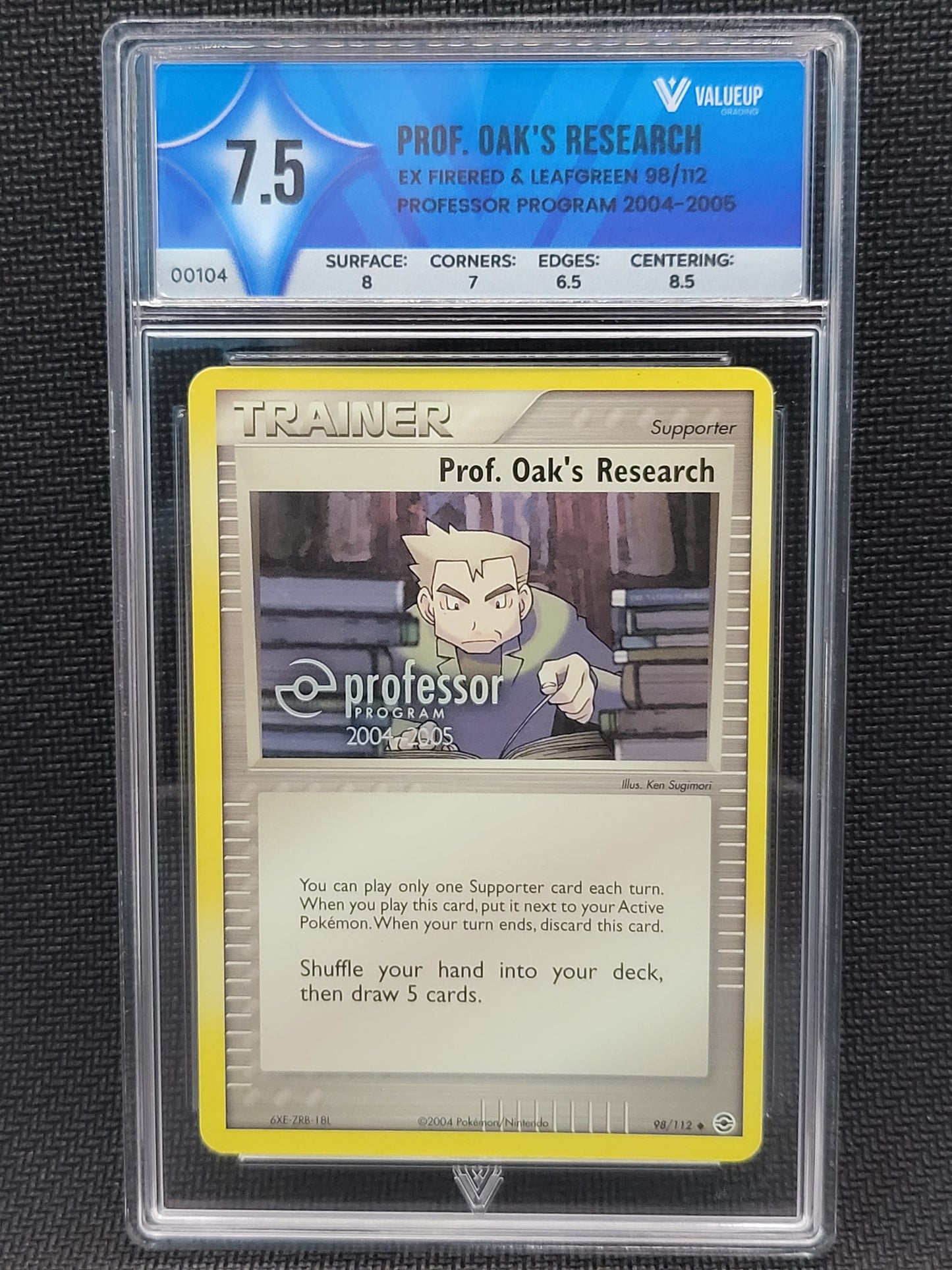 00104 PROF. OAK'S RESEARCH