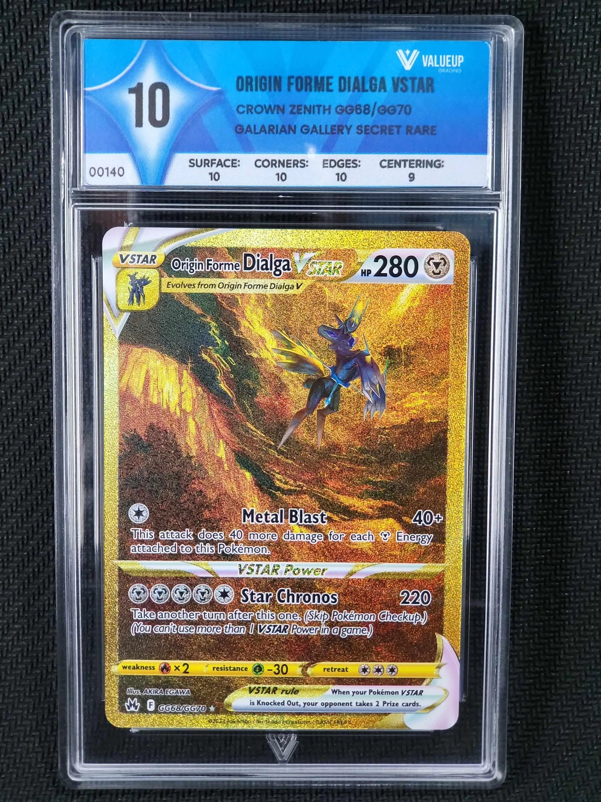 Grading Card Origin Forme Dialga Vstar