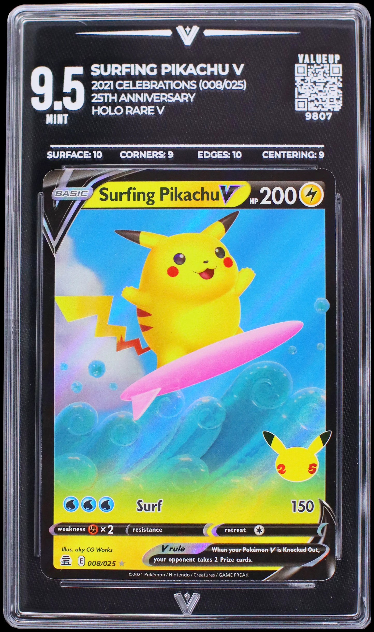 9807 SURFING PIKACHU V