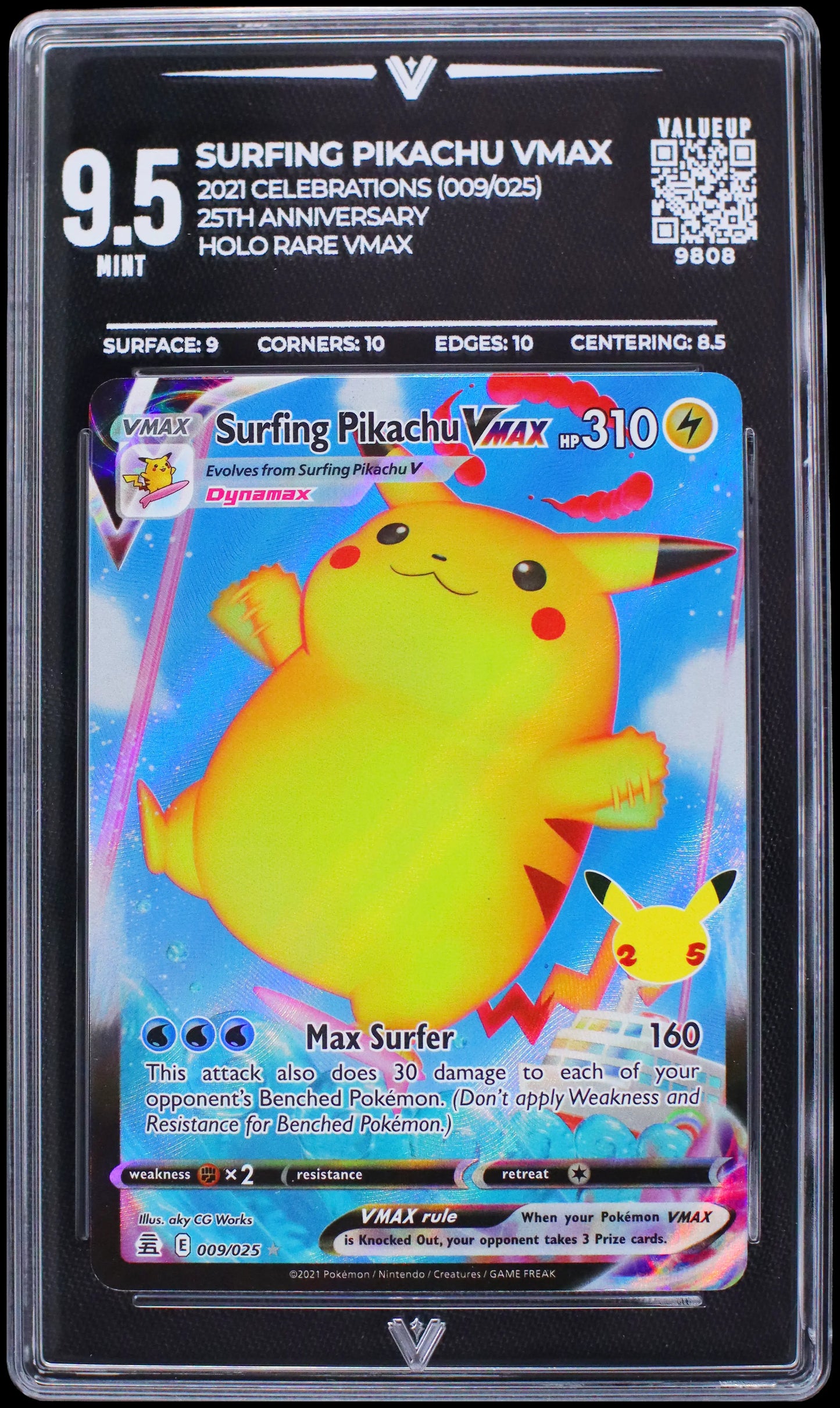 9808 SURFING PIKACHU VMAX