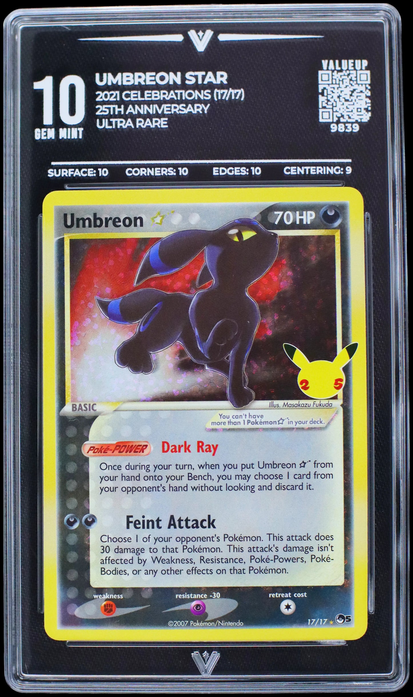 9839 UMBREON STAR