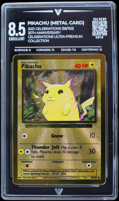 9919 PIKACHU (METAL CARD)