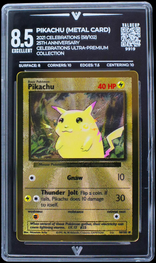 9919 PIKACHU (METAL CARD)