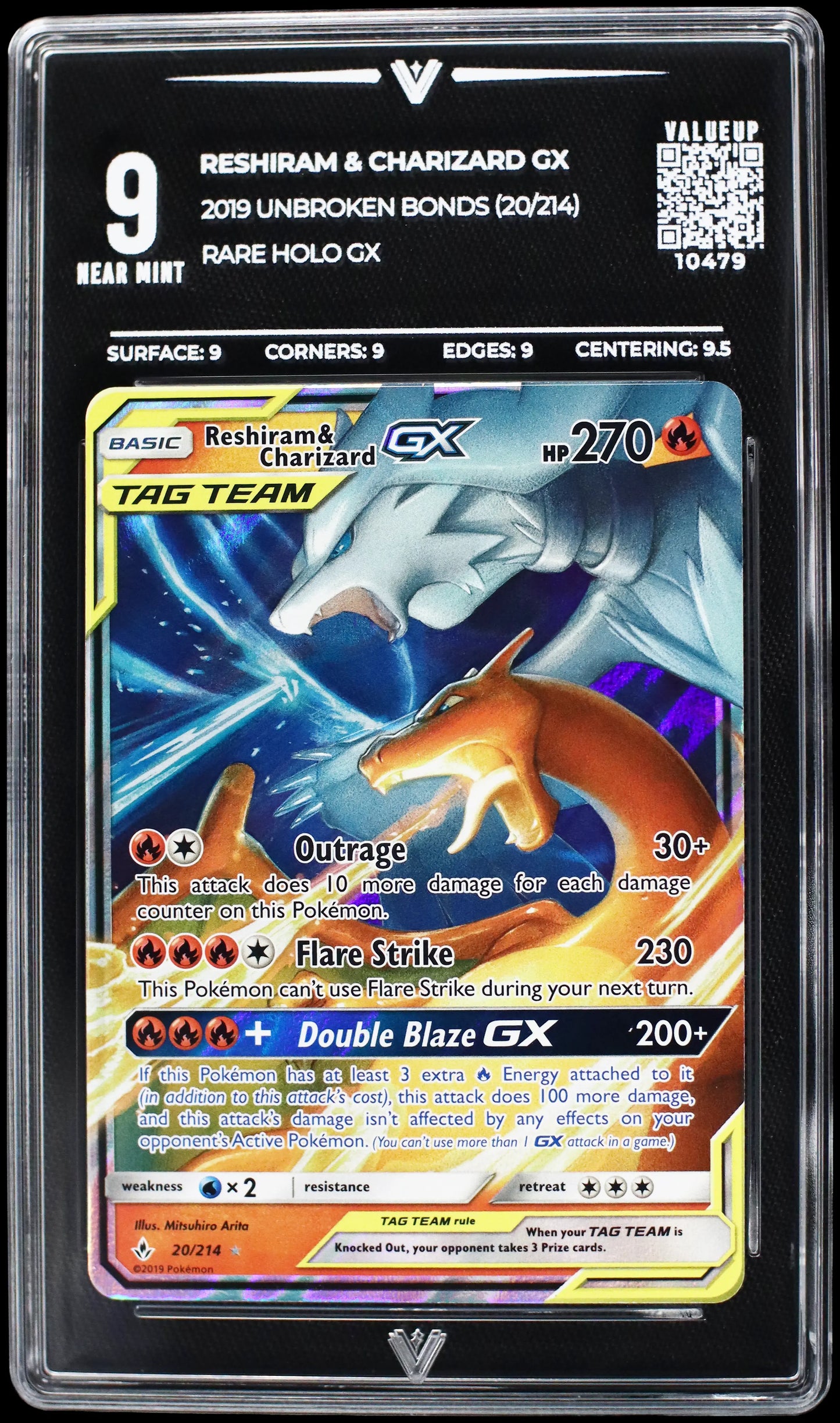 10479 RESHIRAM & CHARIZARD GX