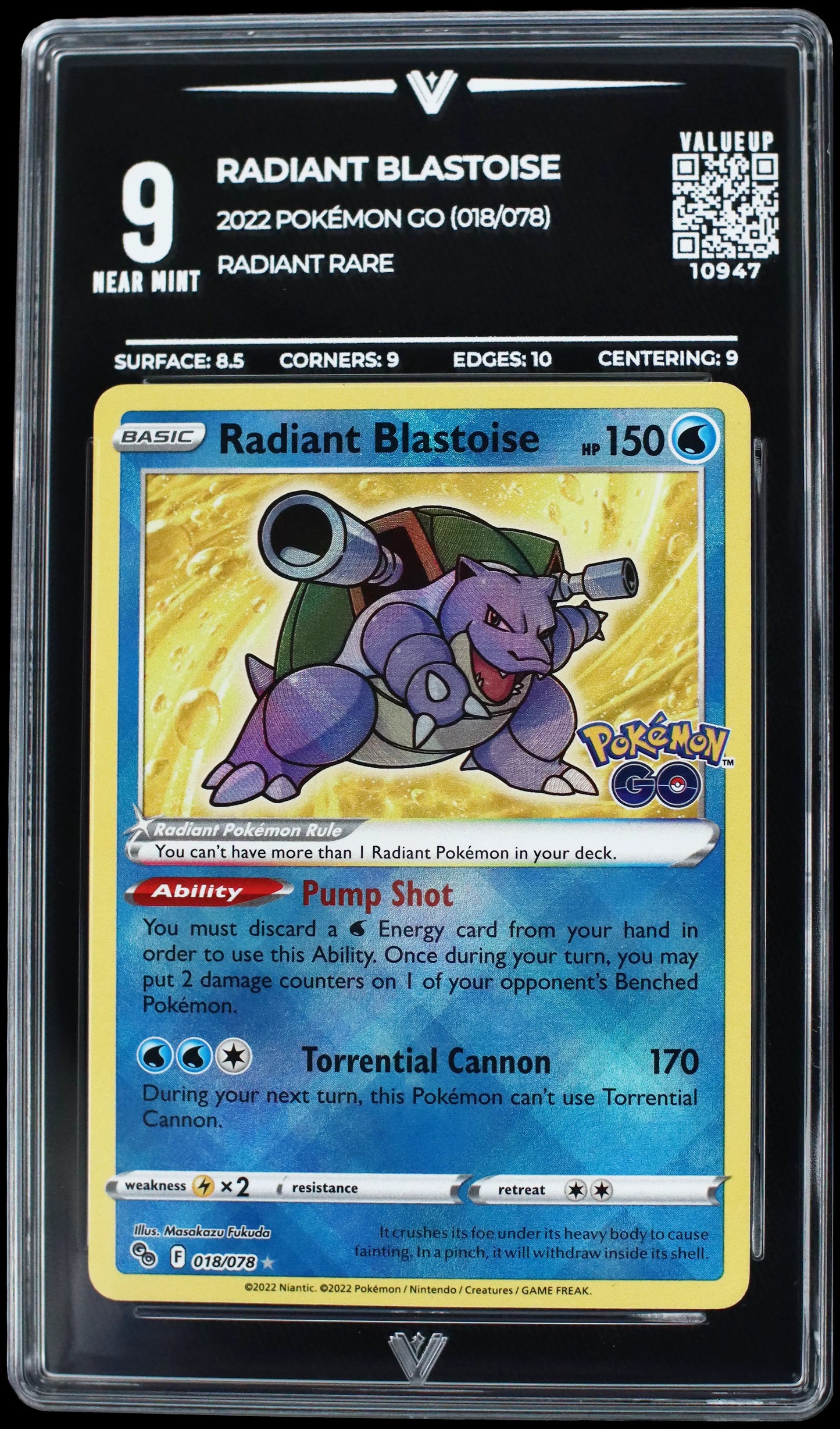10947 RADIANT BLASTOISE