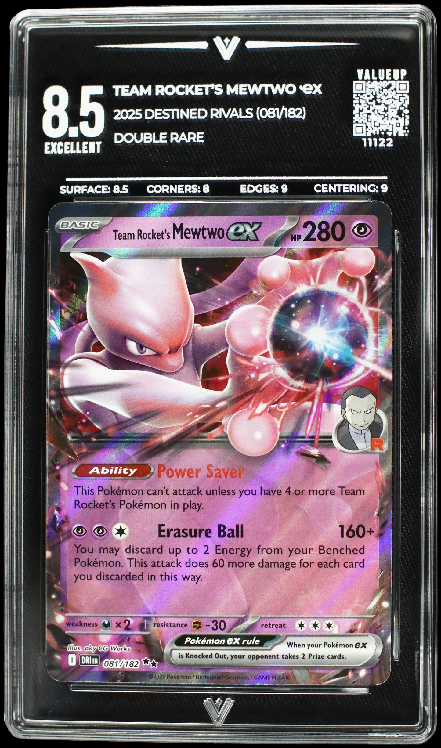 11122 TEAM ROCKET'S MEWTWO Ҽx
