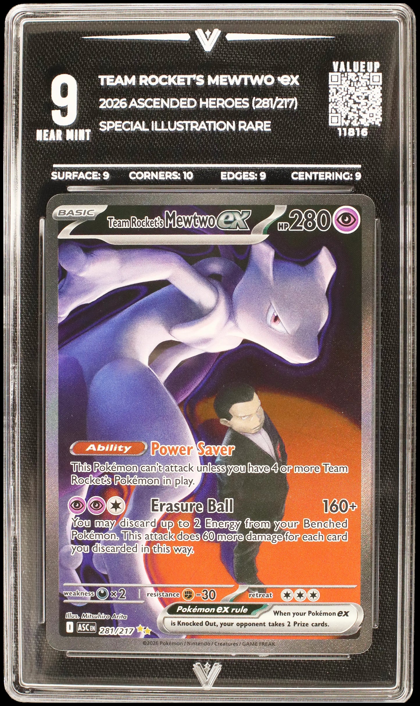 11816 TEAM ROCKET'S MEWTWO Ҽx