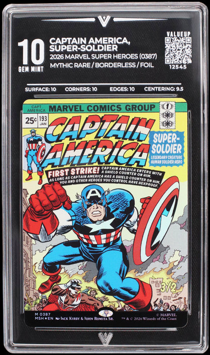 12545 CAPTAIN AMERICA, SUPER-SOLDIER