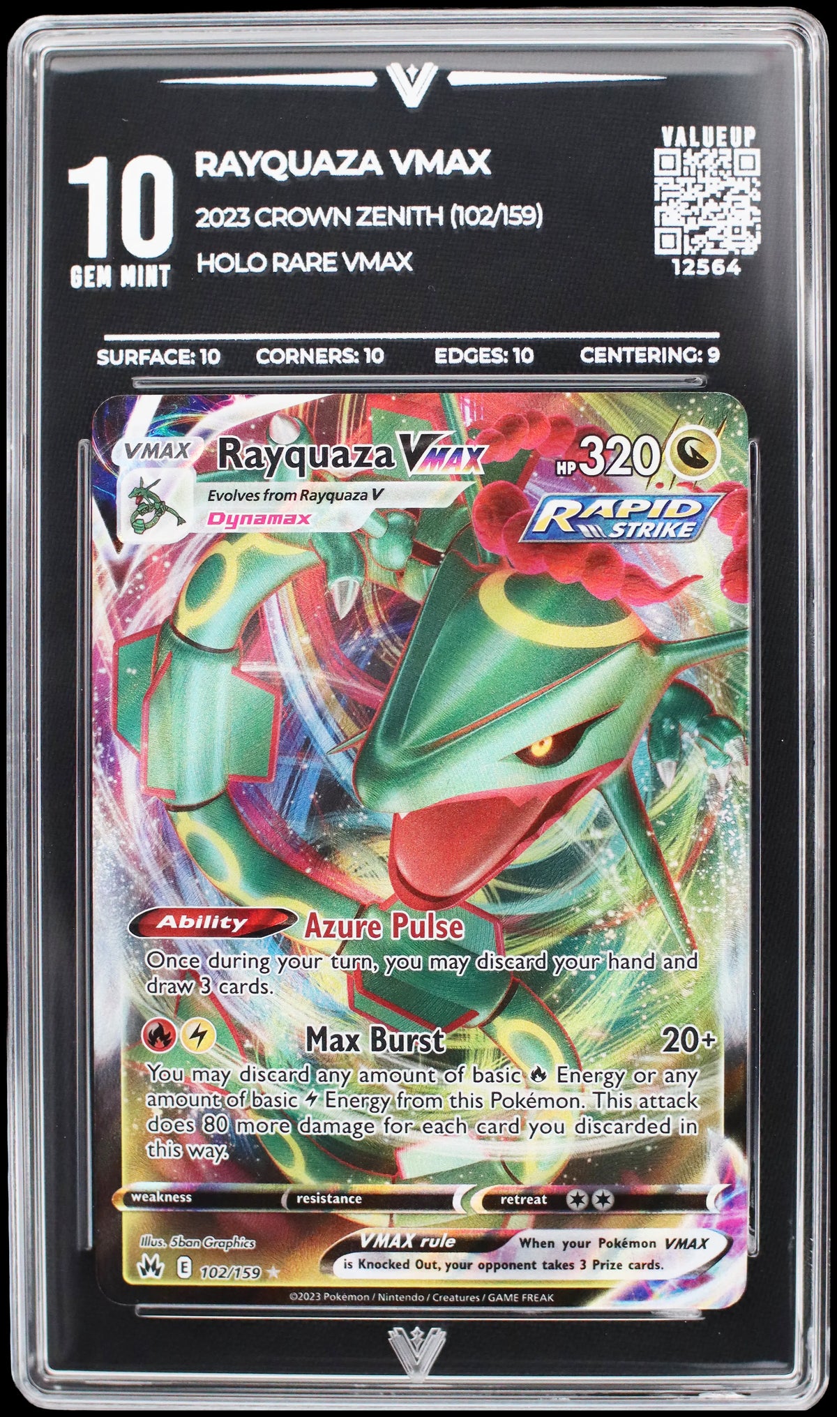 12564 RAYQUAZA VMAX