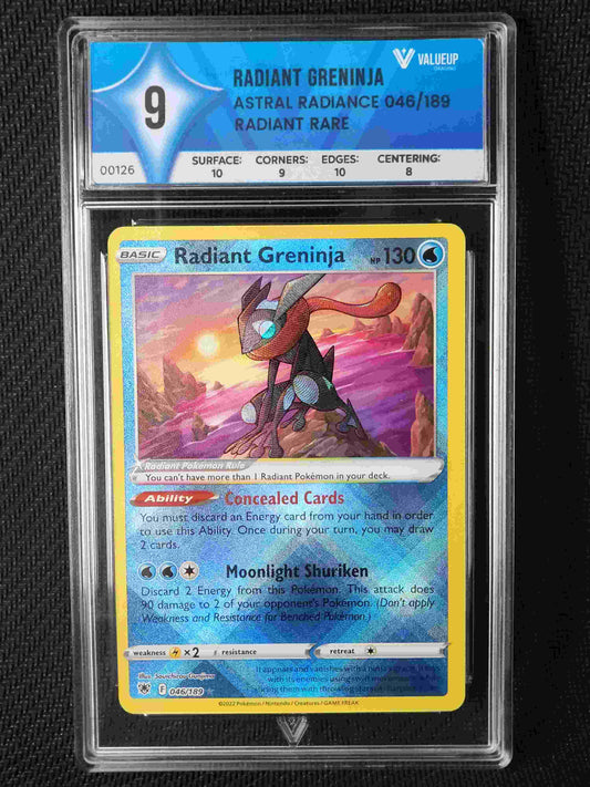 00126 RADIANT GRENINJA Grading Card