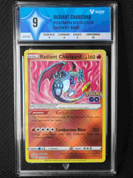 00125 RADIANT CHARIZARD Grading Card