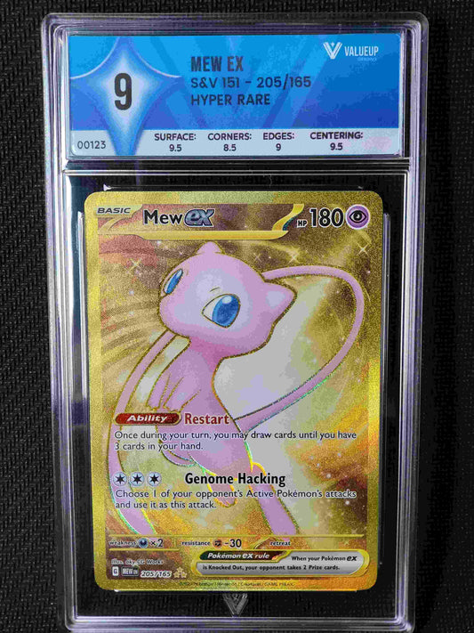 00123 MEW EX Grading Card