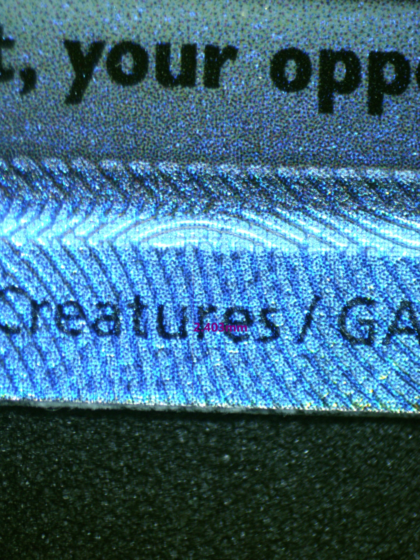 01007 MEW EX Grading Card