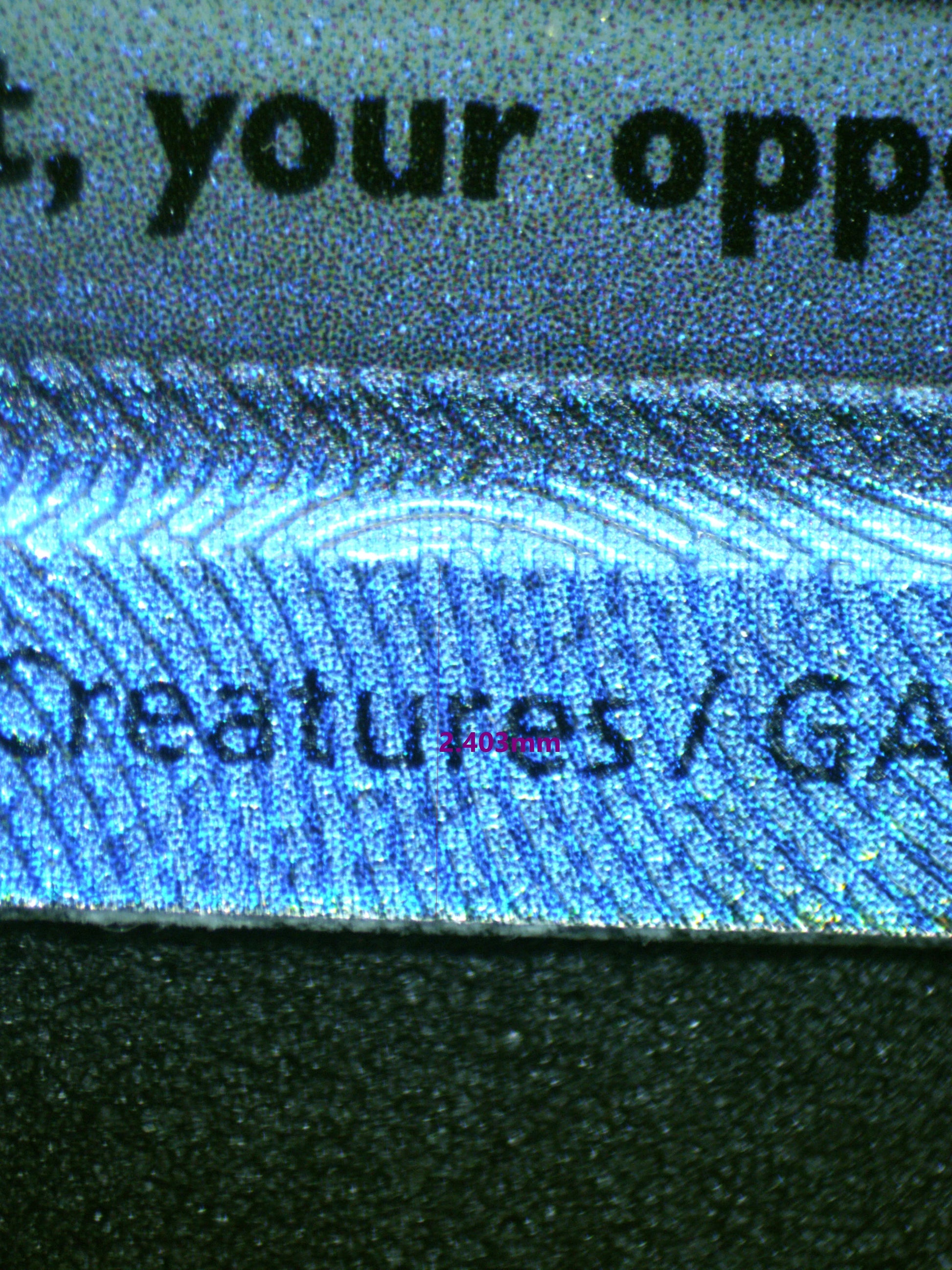 01007 MEW EX Grading Card