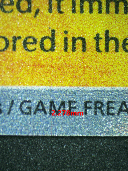 06510 PIKACHU Grading Card