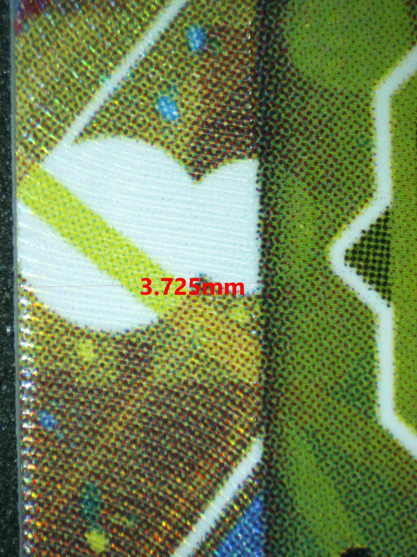 06958 YELLOW SCRAMBLE Grading Card
