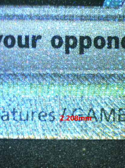 07258 MEW EX Grading Card