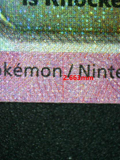 08102 EEVEE EX Grading Card