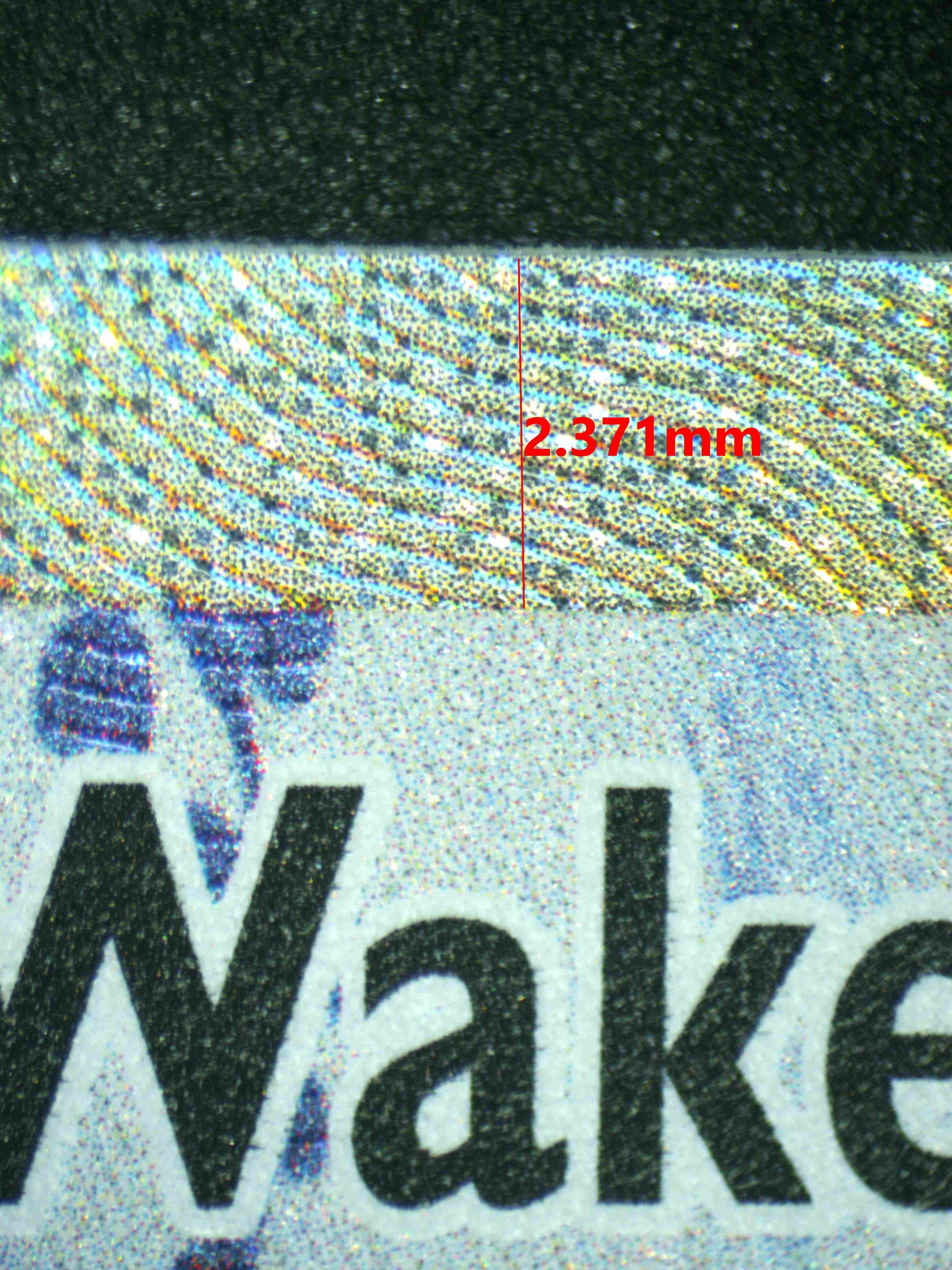 08184 WALKING WAKE EX Grading Card