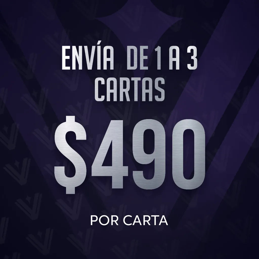 1 a 3 Cartas Grading Card