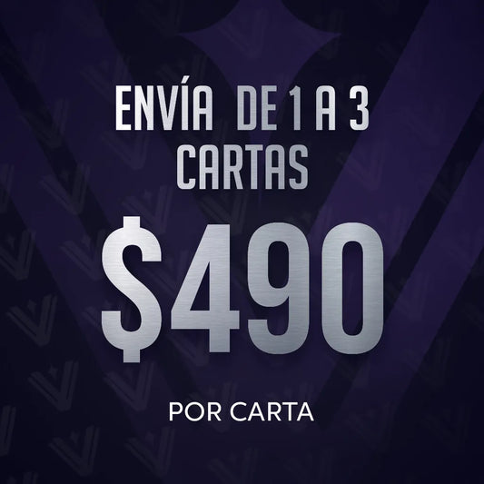 1 a 3 Cartas Grading Card