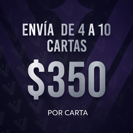 De 4 a 10 Cartas Grading Card