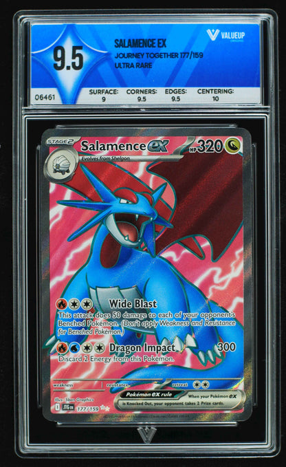 06461 SALAMENCE EX Grading Card