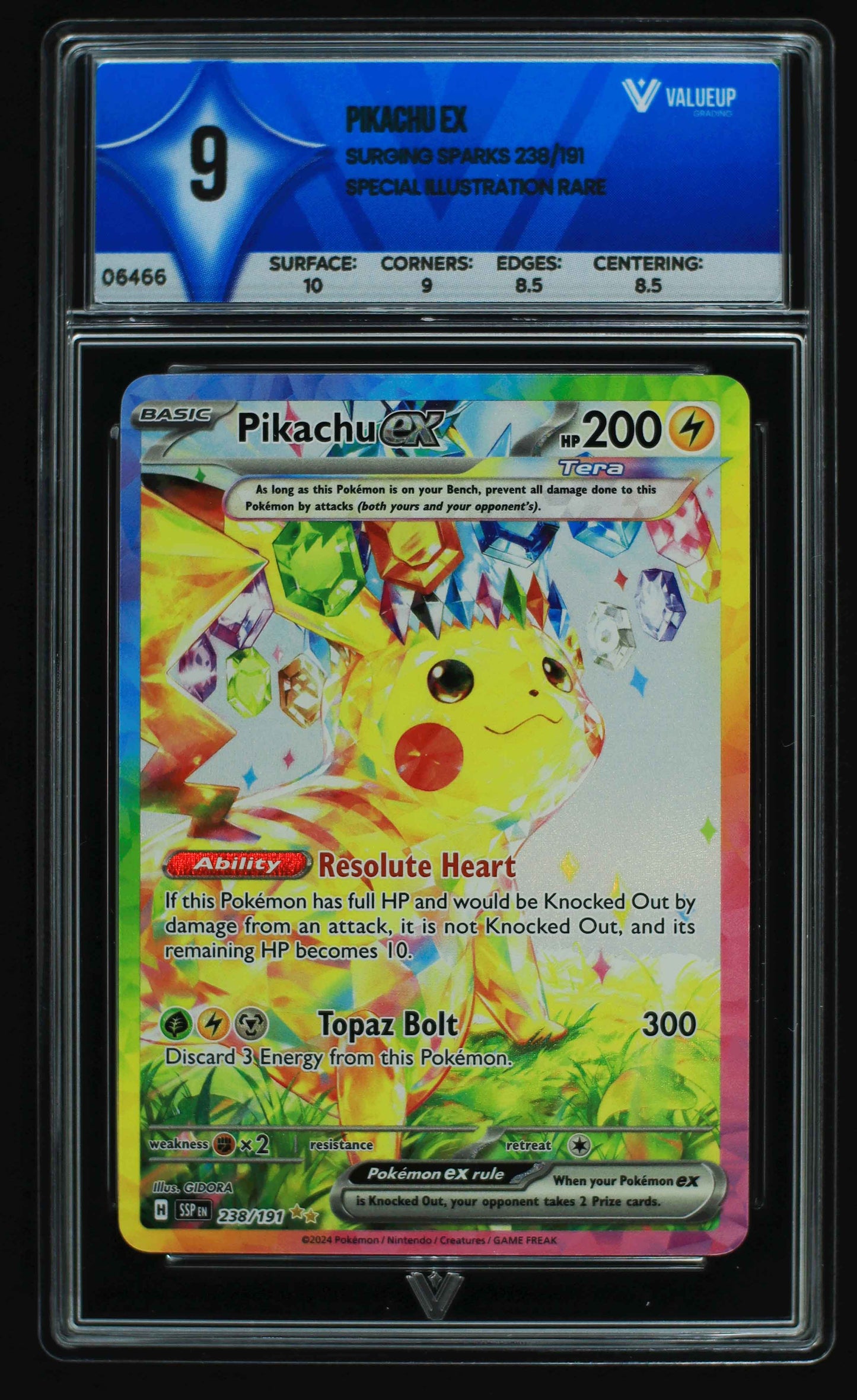 06466 PIKACHU EX Grading Card