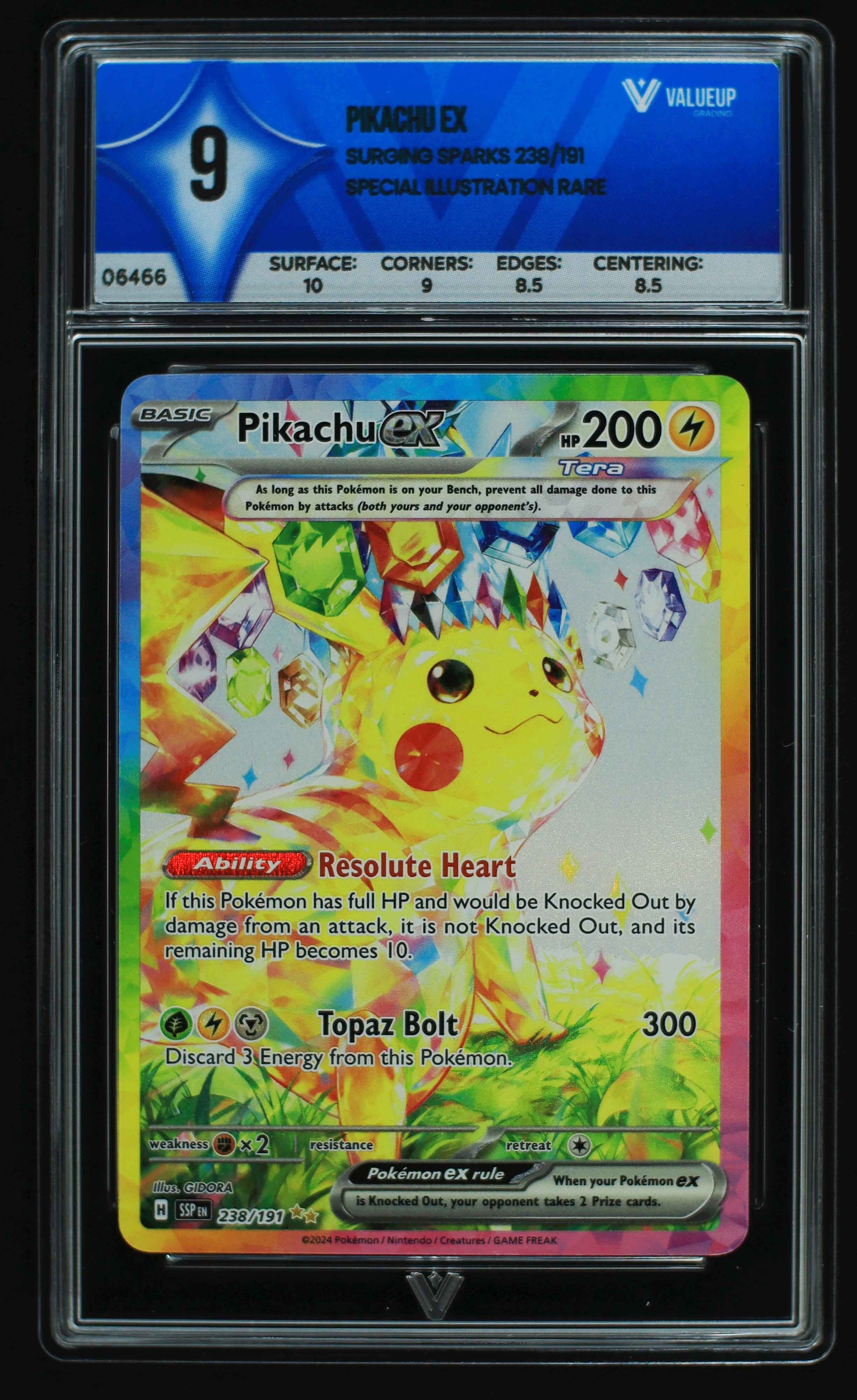06466 PIKACHU EX Grading Card