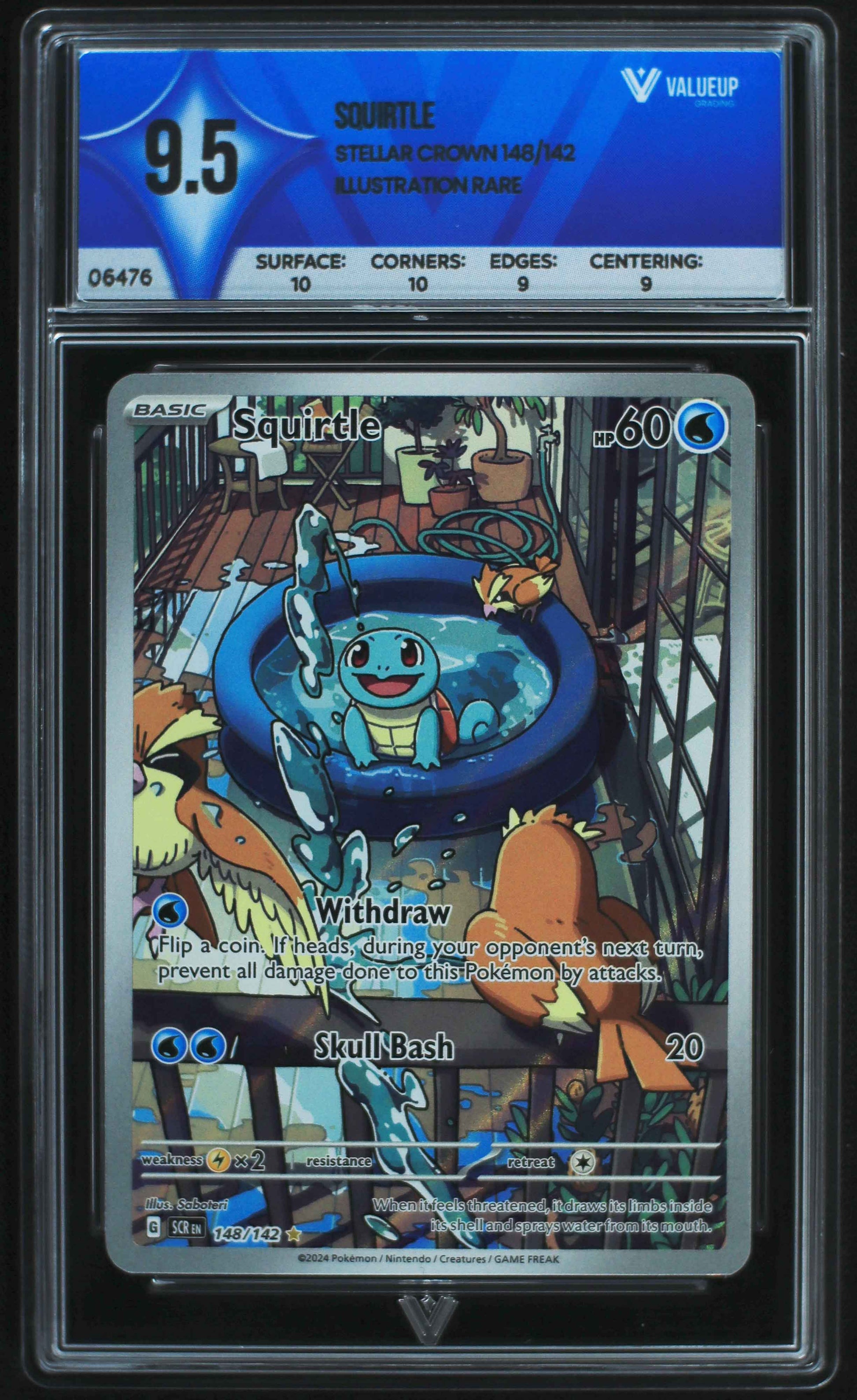 06476 SQUIRTLE Grading Card