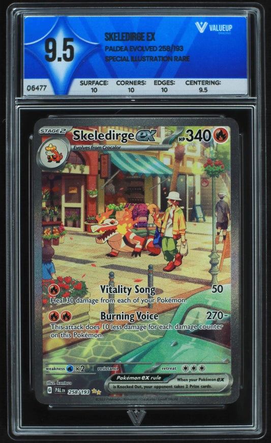 06477 SKELEDIRGE EX Grading Card