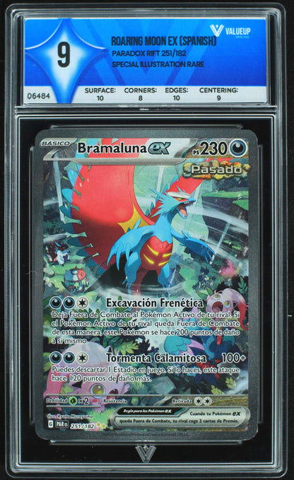 06484 ROARING MOON EX (SPANISH) Grading Card