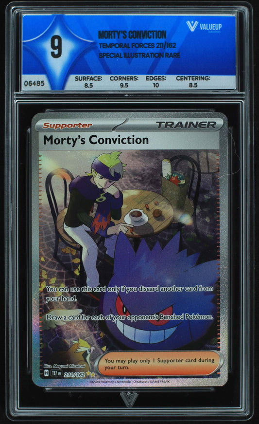 06485 MORTY'S CONVICTION Grading Card