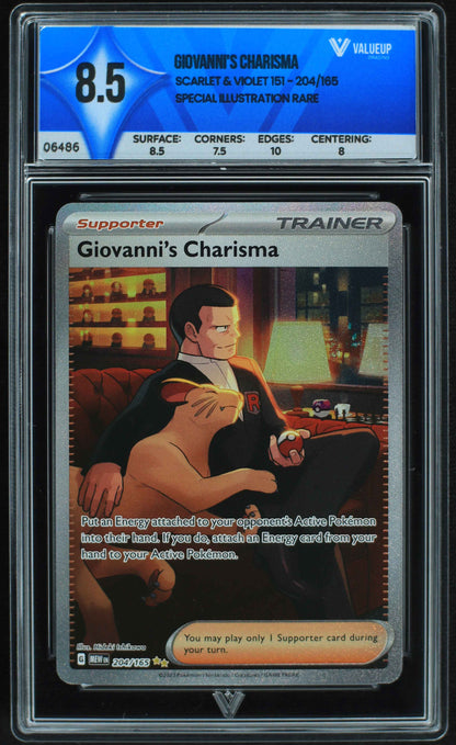 06486 GIOVANNI'S CHARISMA Grading Card