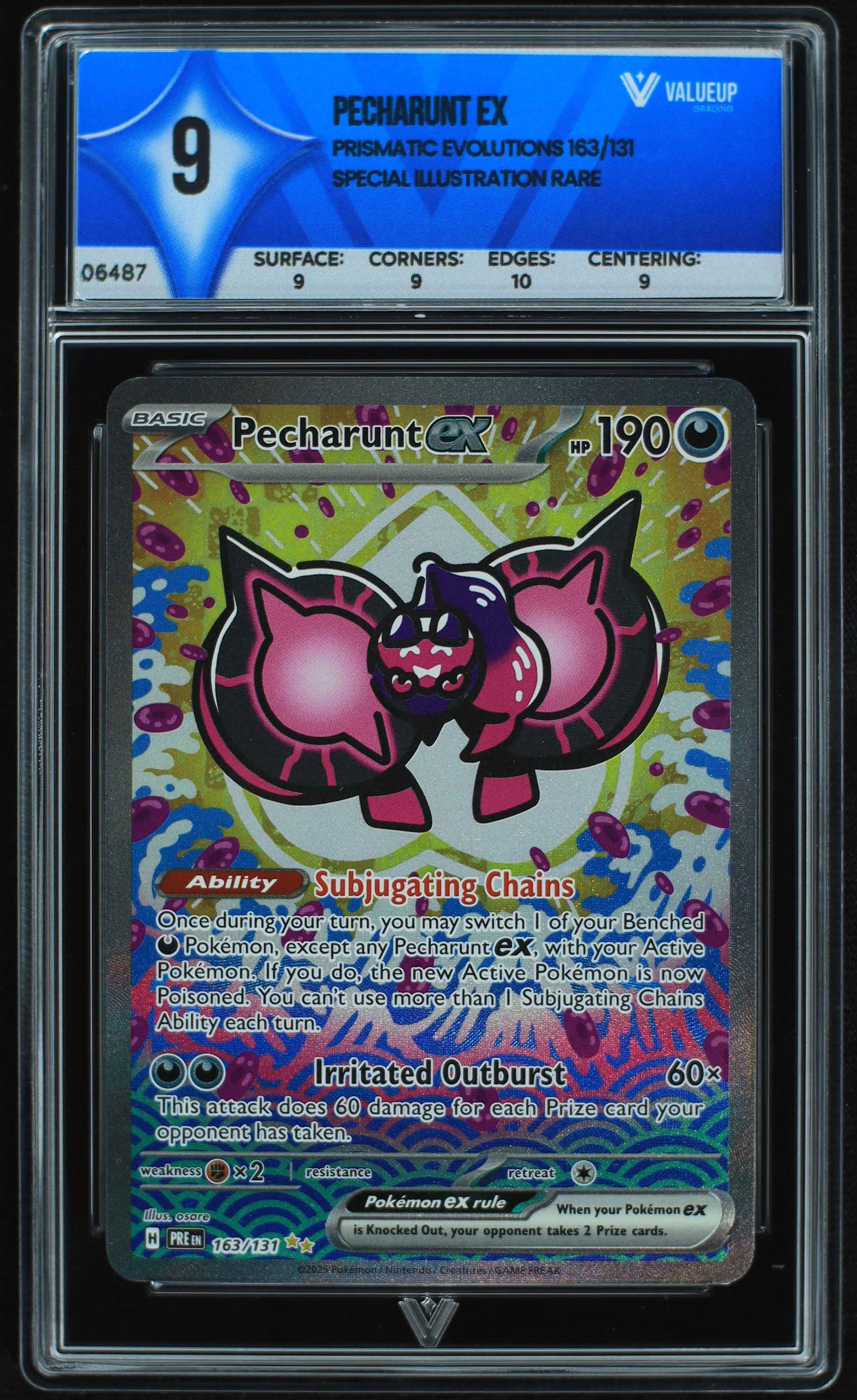 06487 PECHARUNT EX Grading Card