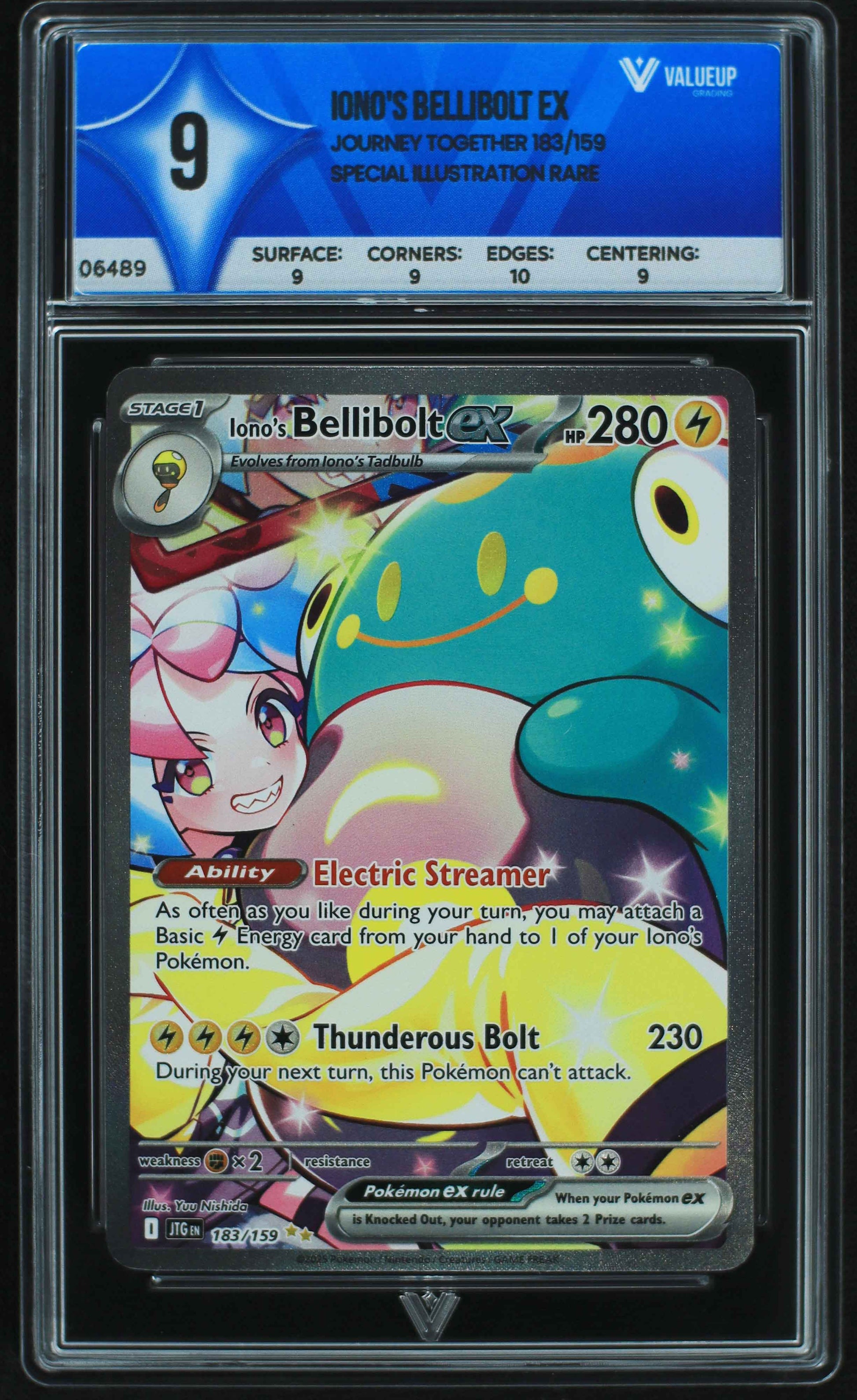 06489 IONO'S BELLIBOLT EX Grading Card