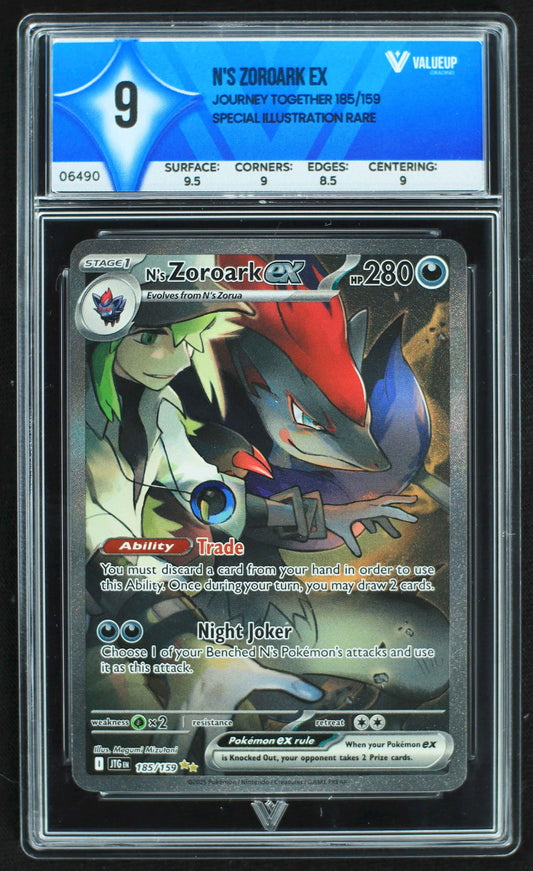 06490 N'S ZOROARK EX Grading Card