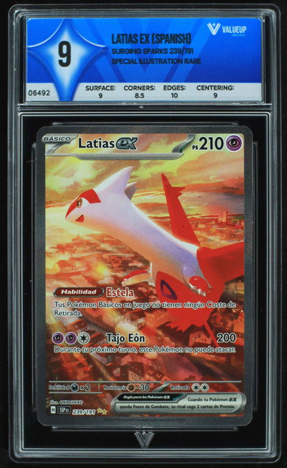 06492 LATIAS EX (SPANISH) Grading Card