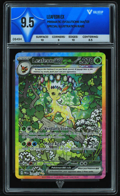 06494 LEAFEON EX Grading Card