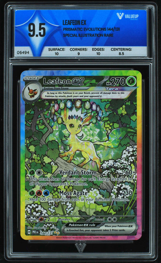 06494 LEAFEON EX Grading Card