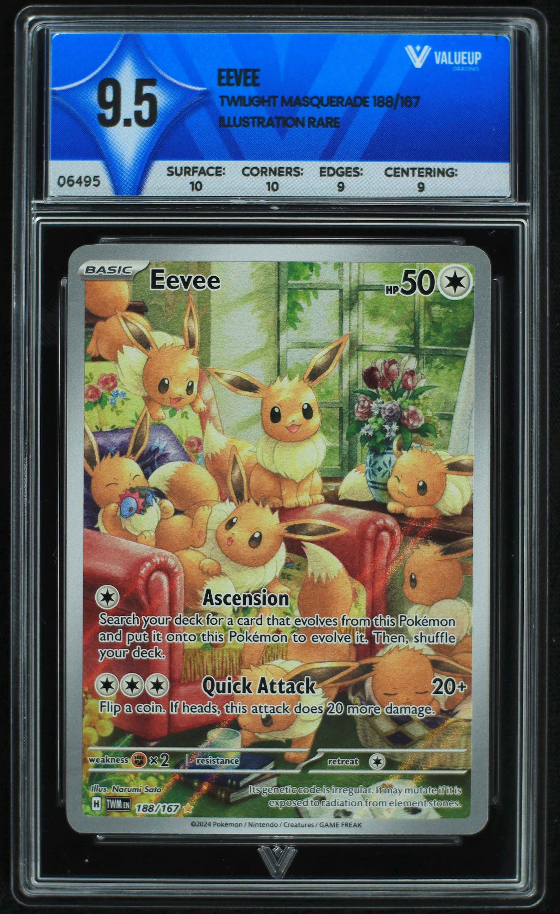 06495 EEVEE Grading Card