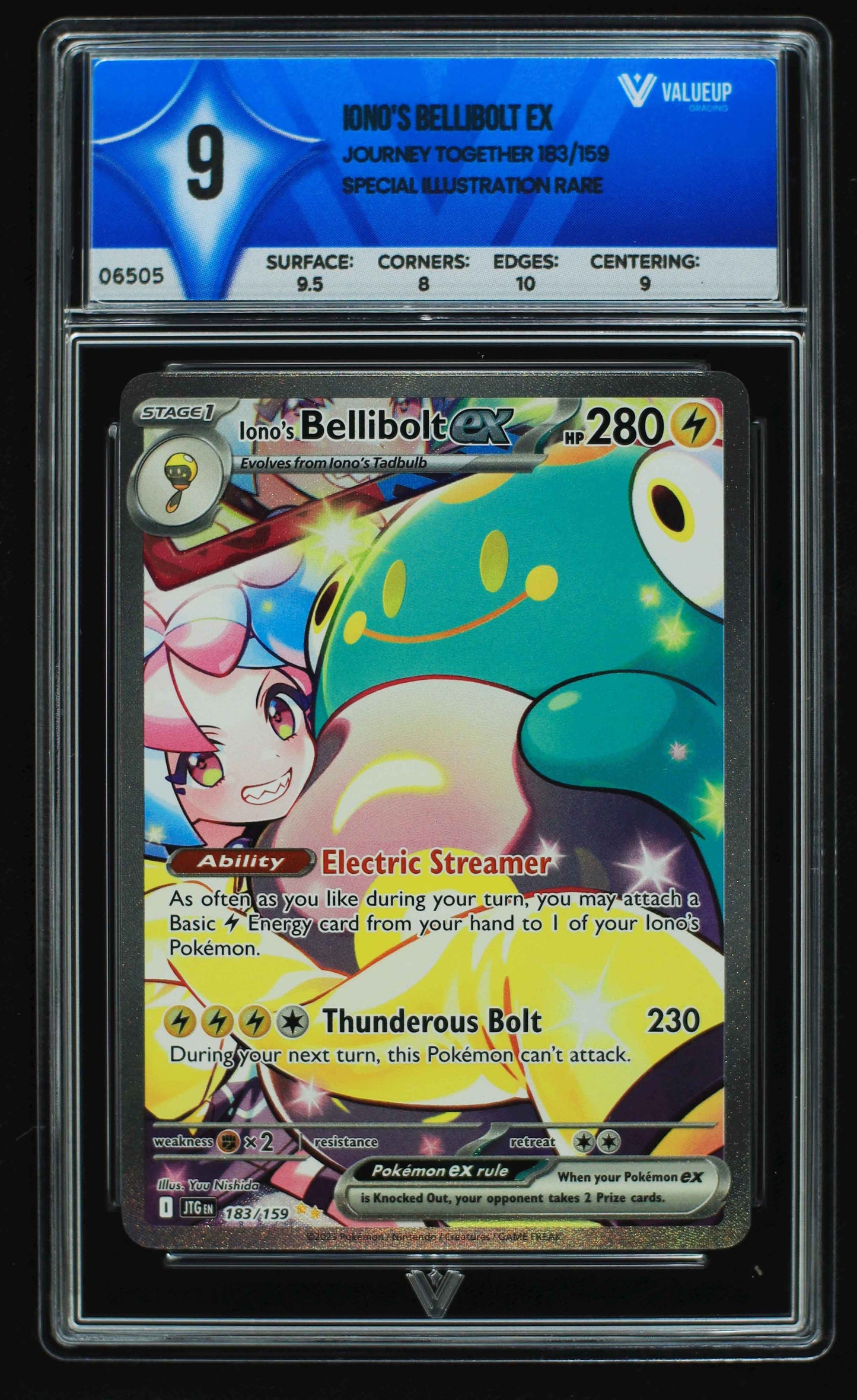 06505 IONO'S BELLIBOLT EX Grading Card