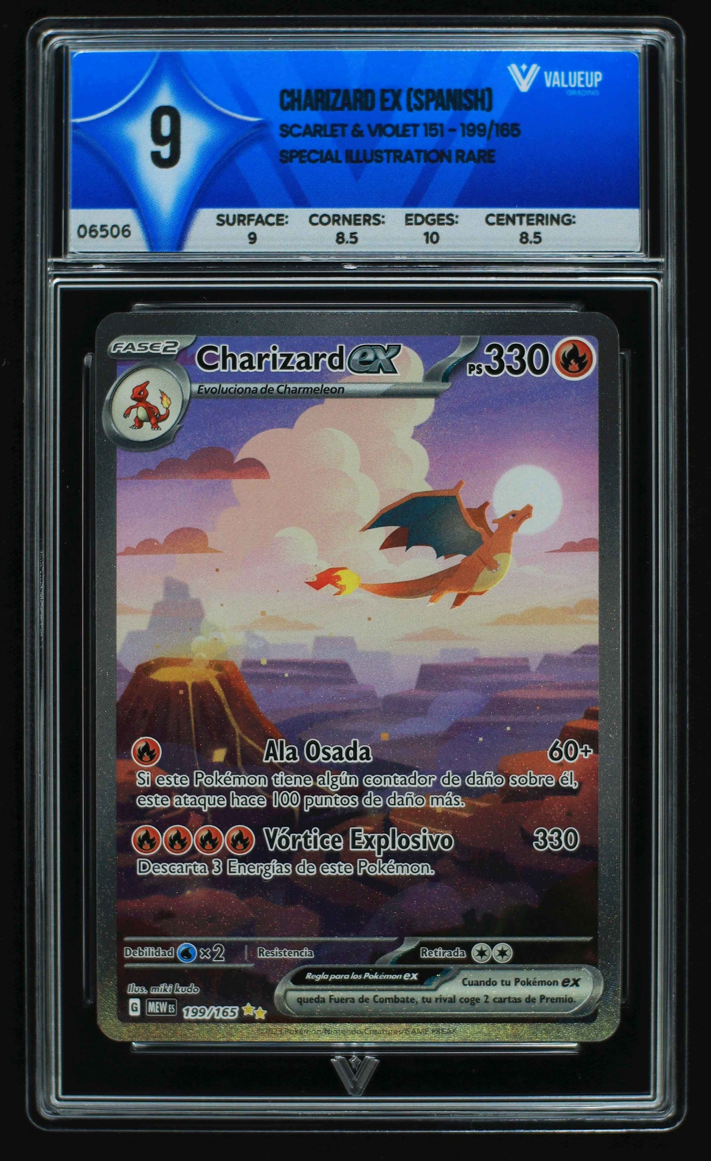 06506 CHARIZARD EX (SPANISH) Grading Card