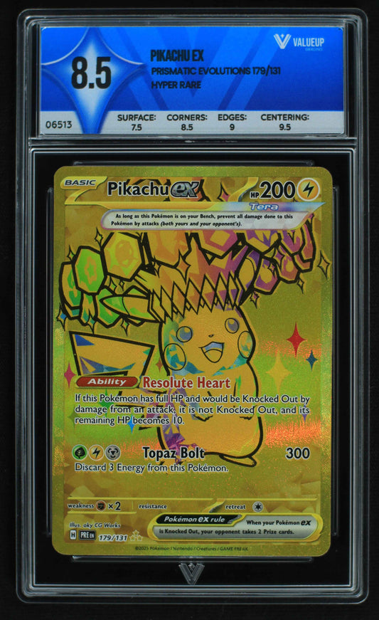 06513 PIKACHU EX Grading Card