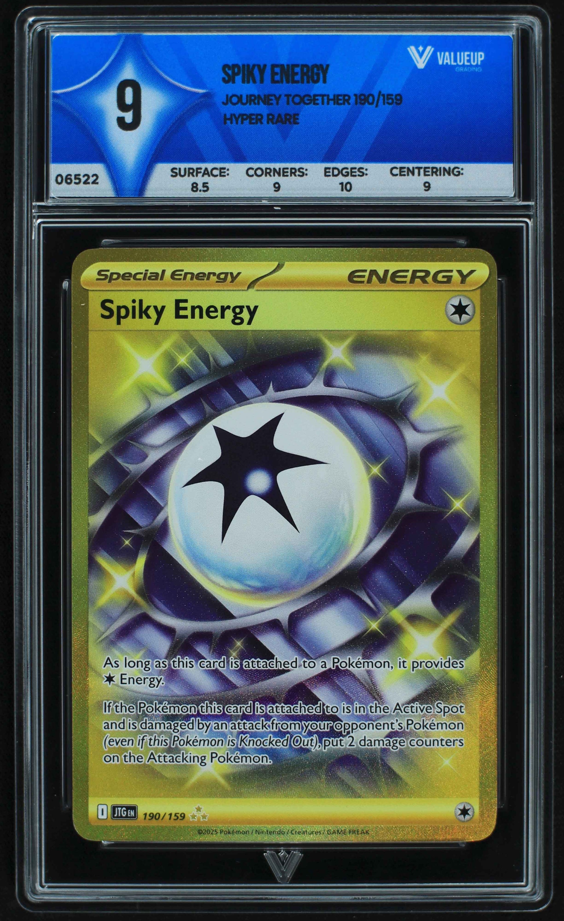 06522 SPIKY ENERGY Grading Card
