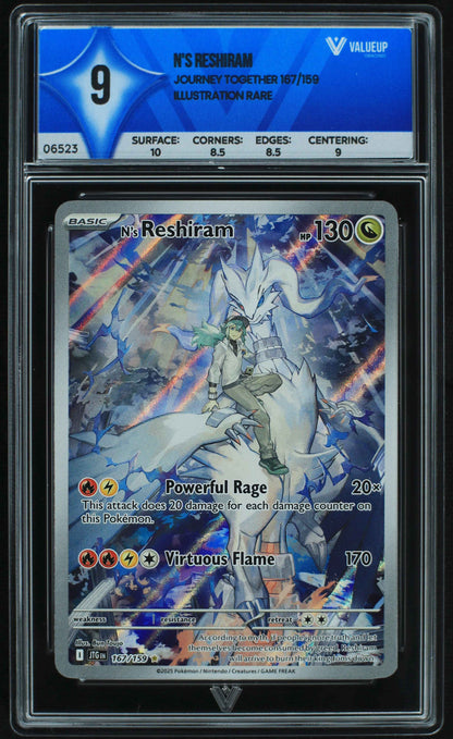06523 N'S RESHIRAM Grading Card