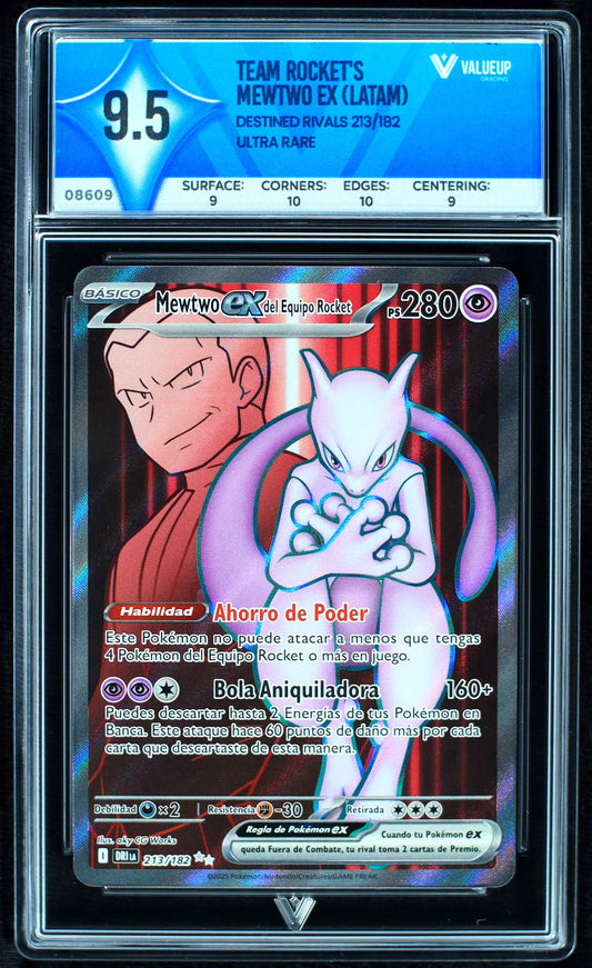 08609 TEAM ROCKET'S MEWTWO EX (LATAM)