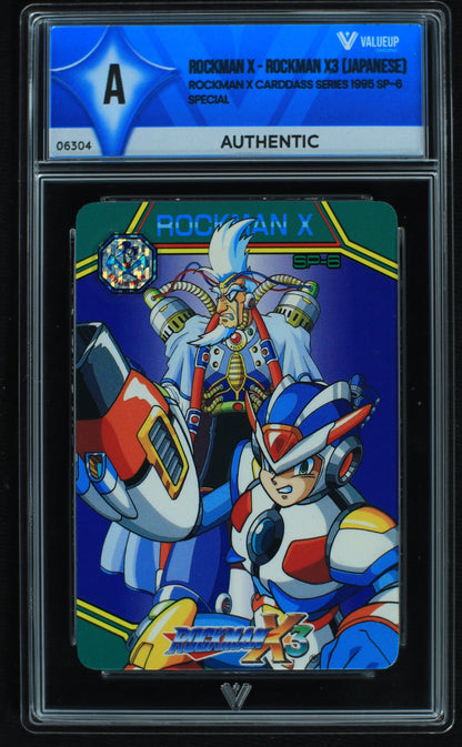 06304 ROCKMAN X - ROCKMAN X3 (JAPANESE) Grading Card