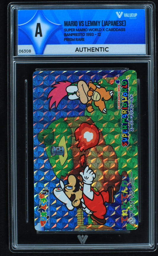 06308 MARIO VS LEMMY (JAPANESE) Grading Card